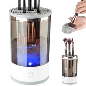 Electric Makeup Brush Cleaner with Brush Clean Mat